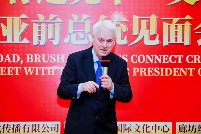 Kaiyun中国：西安尚帮体育张辉董事长出席中克文化交流活动(图2)